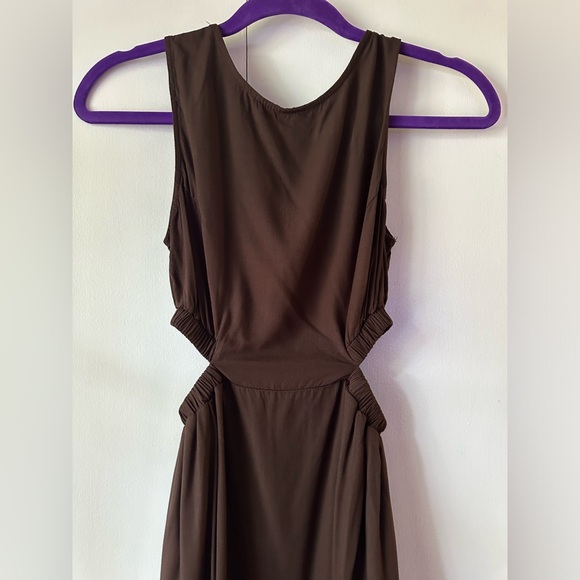 Valija Side cut out with front slit and pockets maxi dress  size small - Picture 4 of 6